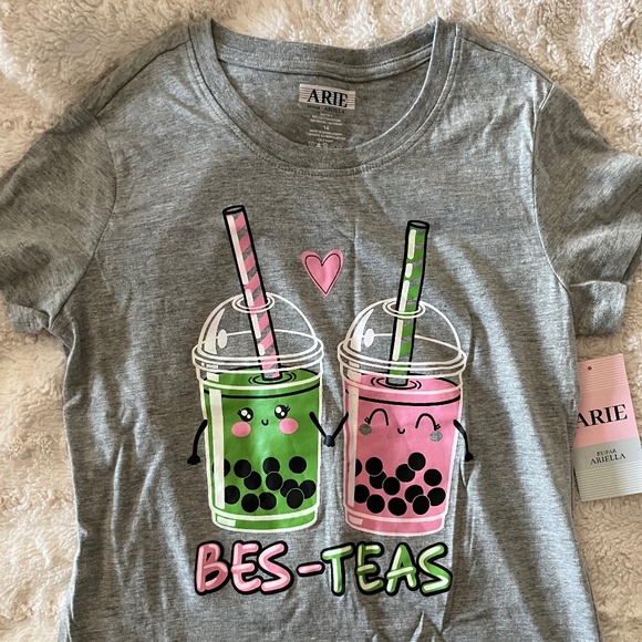 Bubble tea bestie graphic tee - Picture 1 of 5